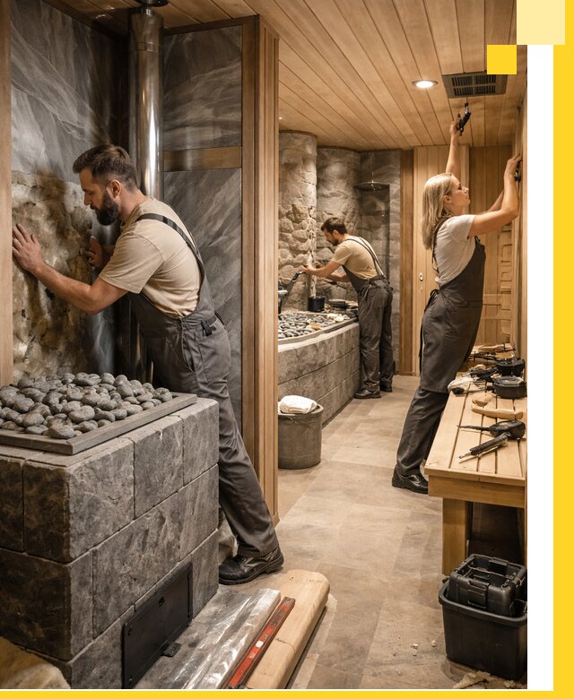 Строительство бань и SPA процедур в Саратове под ключ и отделкой