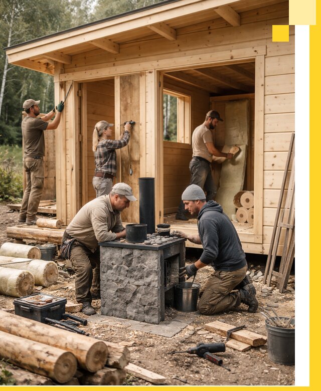 Купить баню под ключ в Саратове строительство монтаж отделка