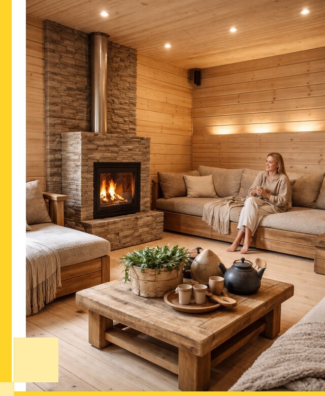 Проект бани с комнатой отдыха в Саратове от 35816 р. | ЭриданСрт