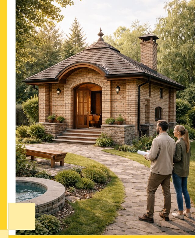 Проект кирпичной бани в Саратове от 30699 р. | ЭриданСрт