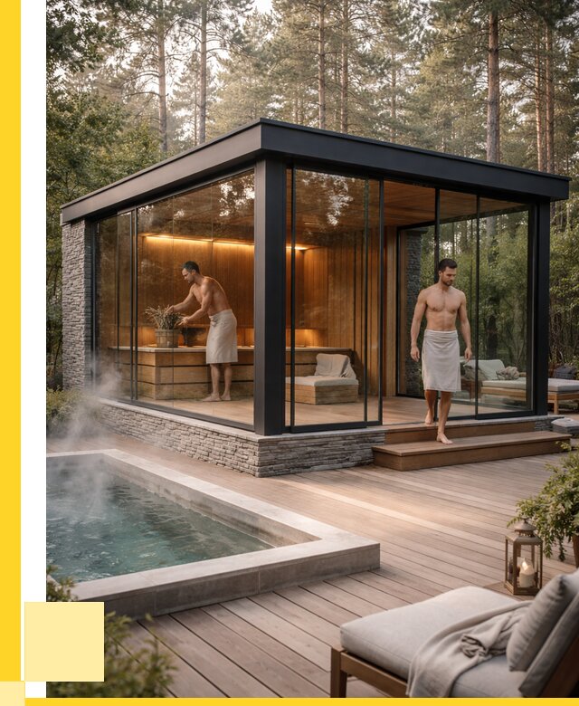 Стеклянные бани и двери в Саратове от 460485 р. | ЭриданСрт