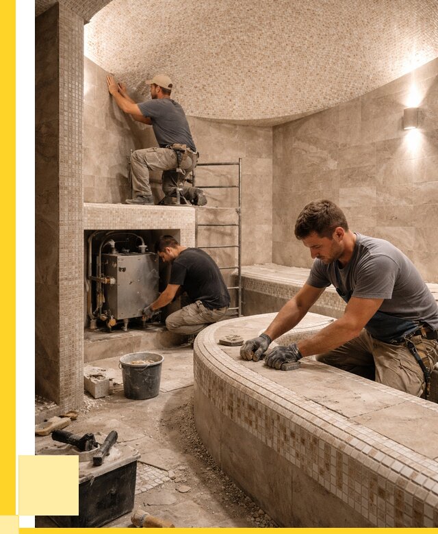 Монтаж хамамов под ключ в Саратове от 255825 р. ЭриданСрт