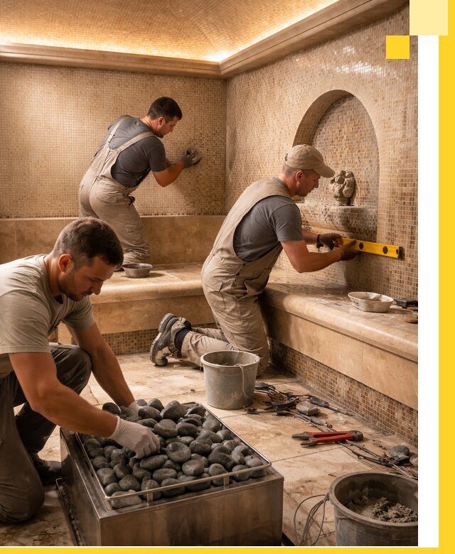 Проектирование и строительство хамама и сауны в Саратове