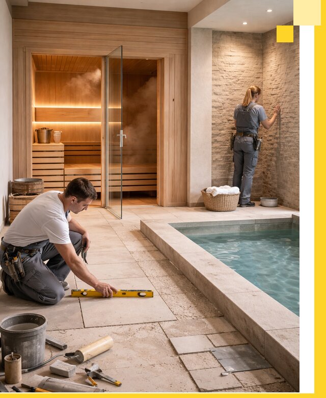 Комплексный дизайн и отделка интерьеров SPA под ключ в Саратове